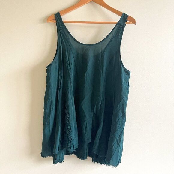 Intimately Free People Womens‎ Tank Top Tunic Green Size S Swing - Picture 1 of 5